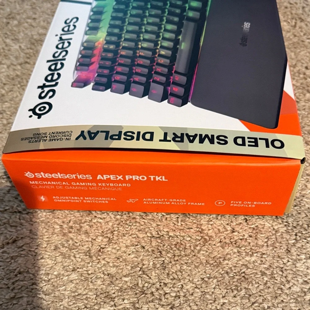 SteelSeries Apex Pro TKL Mechanical Gaming Keyboard - Black
